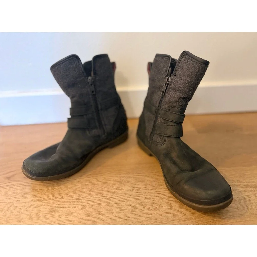 UGG Abree Short winter minimalist Waterproof Black boots 5.5